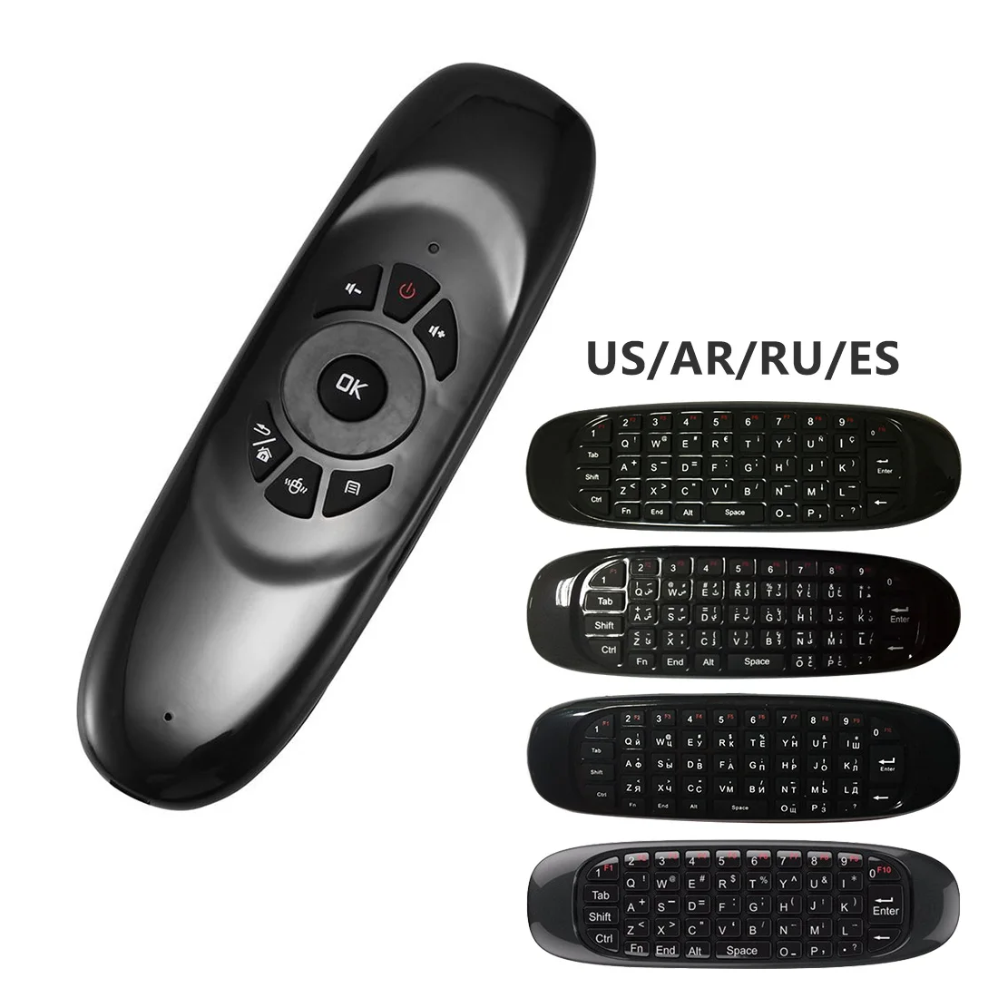 Беспроводная мини клавиатура Fly Air Mouse английская Арабская испанская русская