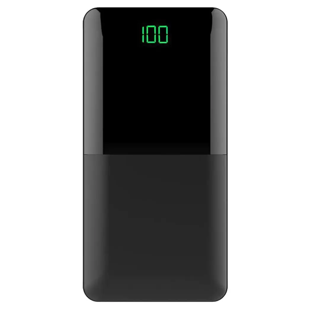 black 20000 мАч портативное зарядное устройство для iPhone, samsung, huawei, Xiaomi, 30000 мАч, Внешнее зарядное устройство - Цвет: black