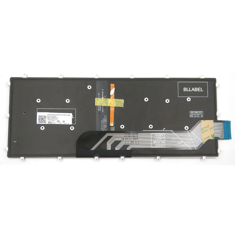 Новая клавиатура для ноутбука Dell Inspiron 14 7460 7472 15 7560 7572 серии US черный с подсветкой |