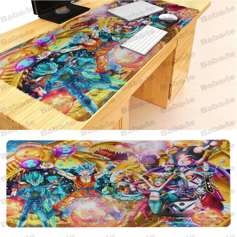 Babaite Vegeta DIY дизайн игровой с узором коврик для мыши Размер 40x90 см компьютерный