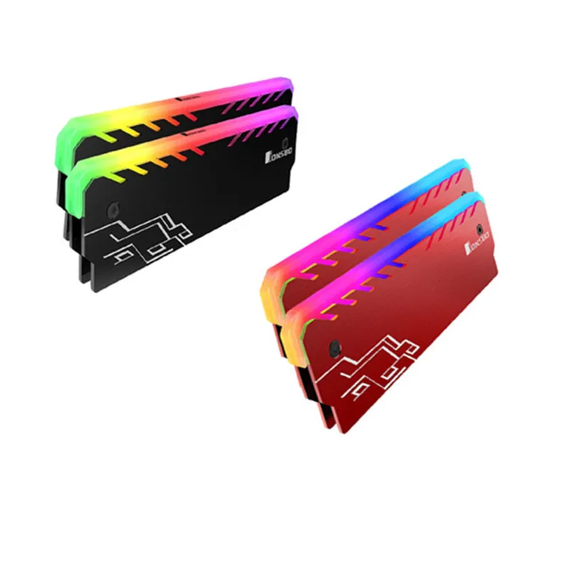 Теплоотвод ОЗУ JONSBO RGB 256 цветов автоматическое изменение алюминиевый радиатор