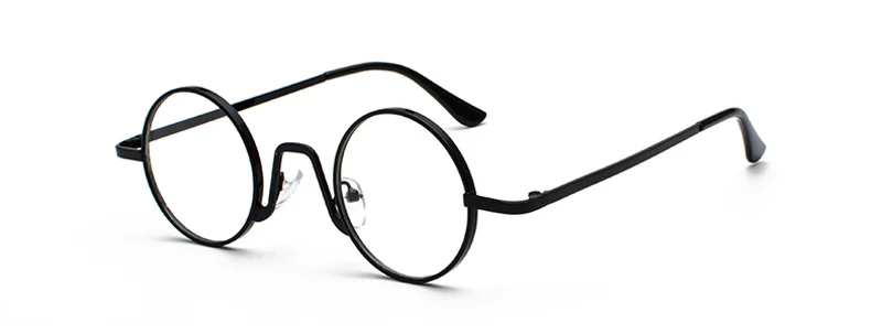 black with clear Peekaboo ретро маленькие круглые солнцезащитные очки женские черные и золотые металлические Круглые Солнцезащитные очки для мужчин винтажные uv400 - Цвет линз: black with clear