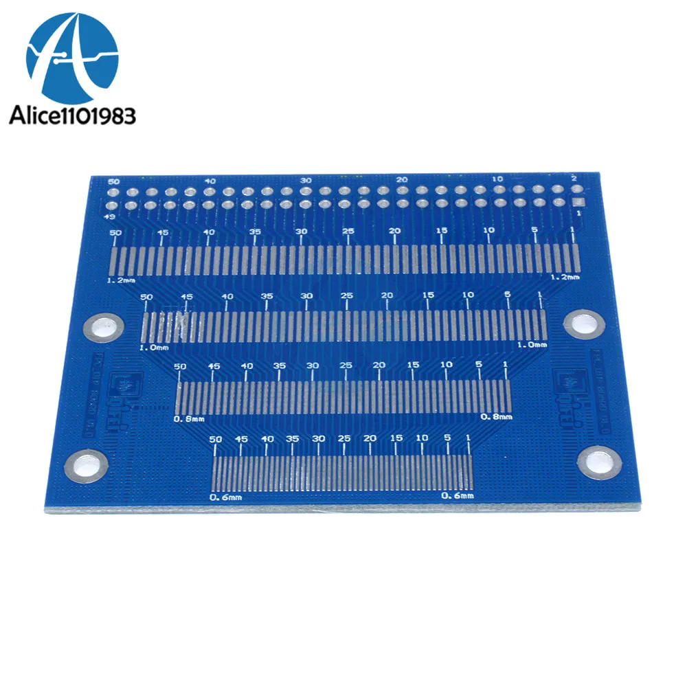 Плата адаптера для DIP TFT LCD SMD от 0 5 мм до 1 2 адаптер Pin Pitch плата FPC 3 дюйма