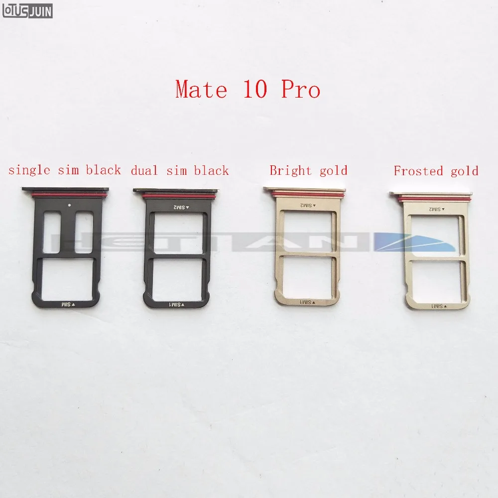 

1pcs Sim Card Slot Tray Card Holder For Huawei Mate 10 Pro SIM Holder Slot Tray Container parts
