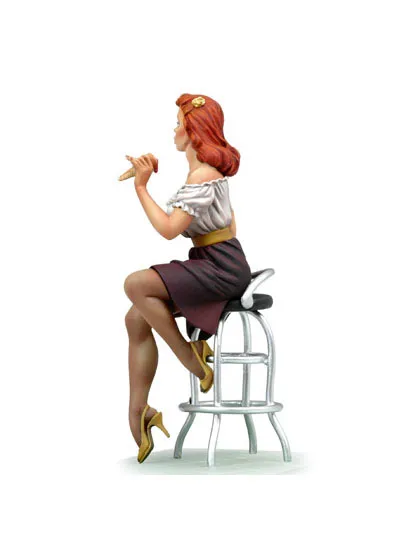 [Loong Way Miniatures] Andrea миниатюры Pin Up серии холодной клубники 75 мм Металлические
