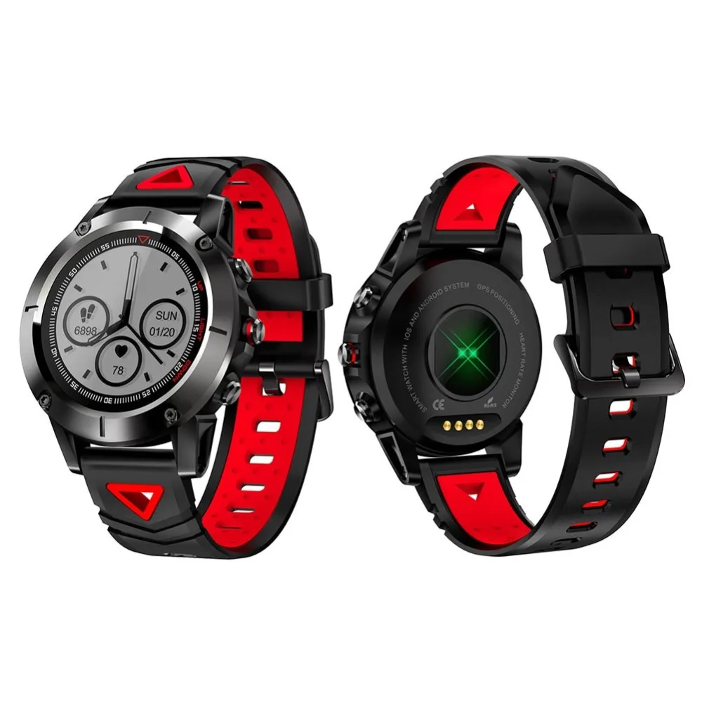 G01 gps Смарт часы для мужчин IP68 водонепроницаемый монитор сердечного ритма Bluetooth