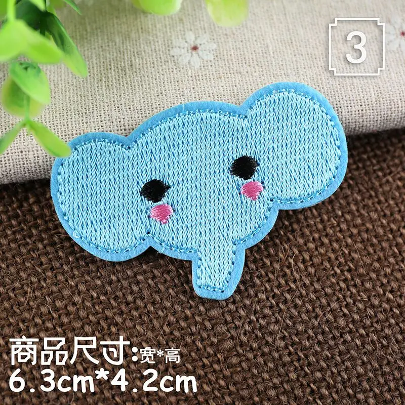 Cute cartoon clothes stickers clothing patch bear elephant rabbit cloth small pants | Дом и сад