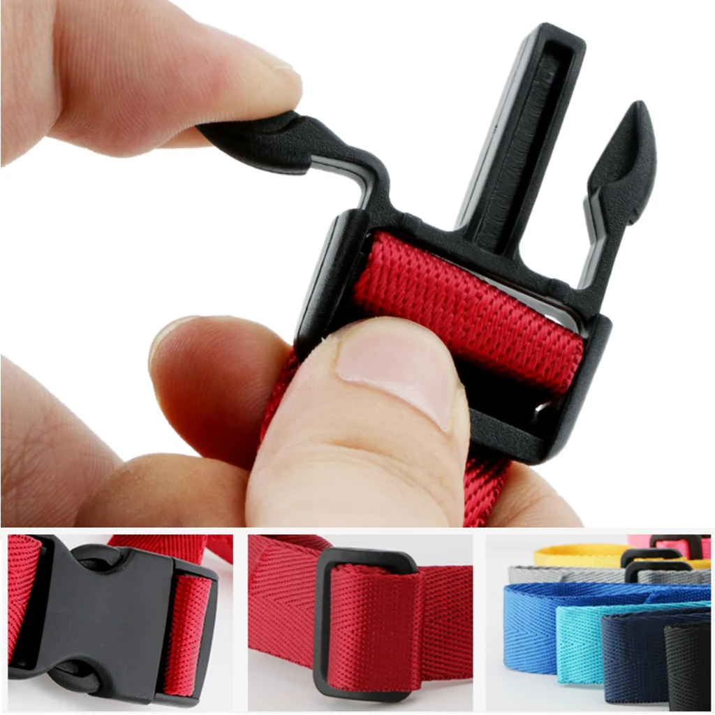 2 шт. универсальный нейлоновый рюкзак лямки нагрудные ремни талии пряжки зажимы