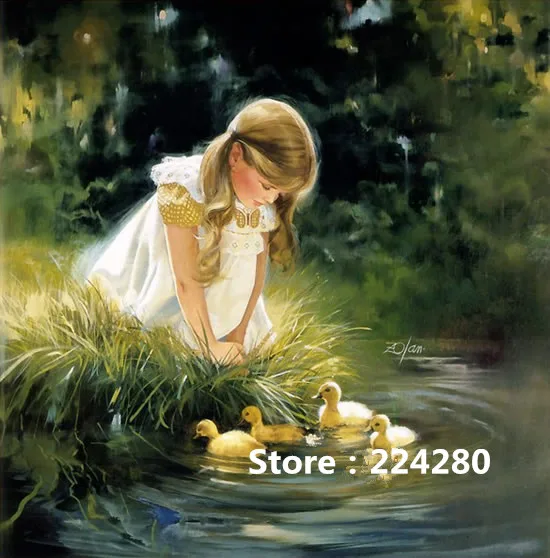 Вышивка для рукоделия 14 каратный набор вышивка крестиком милый наряд с уткой