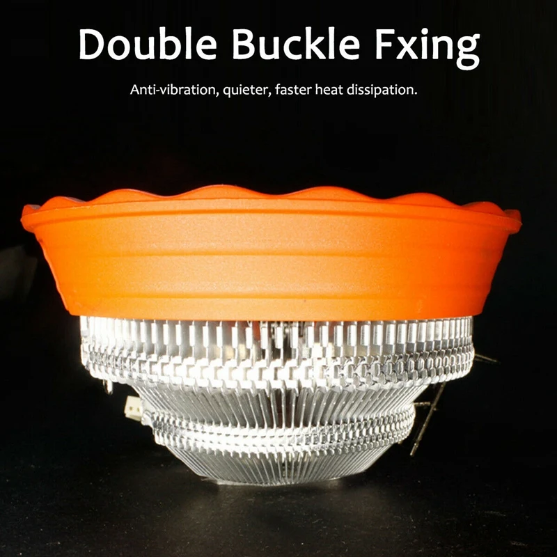 Кулер для процессора 12 см 3 контактный светодиодный Rgb вентилятор охлаждения Lga