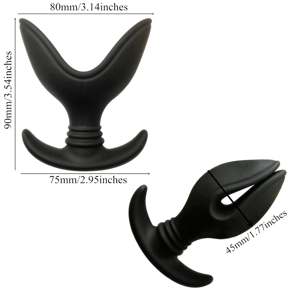 camaTech Soft Silicone V Port Anal Dilators Opening Butt Plug Speculum Prostate Massage Anus Expander Stimulator SM Erotic Toys | Красота и