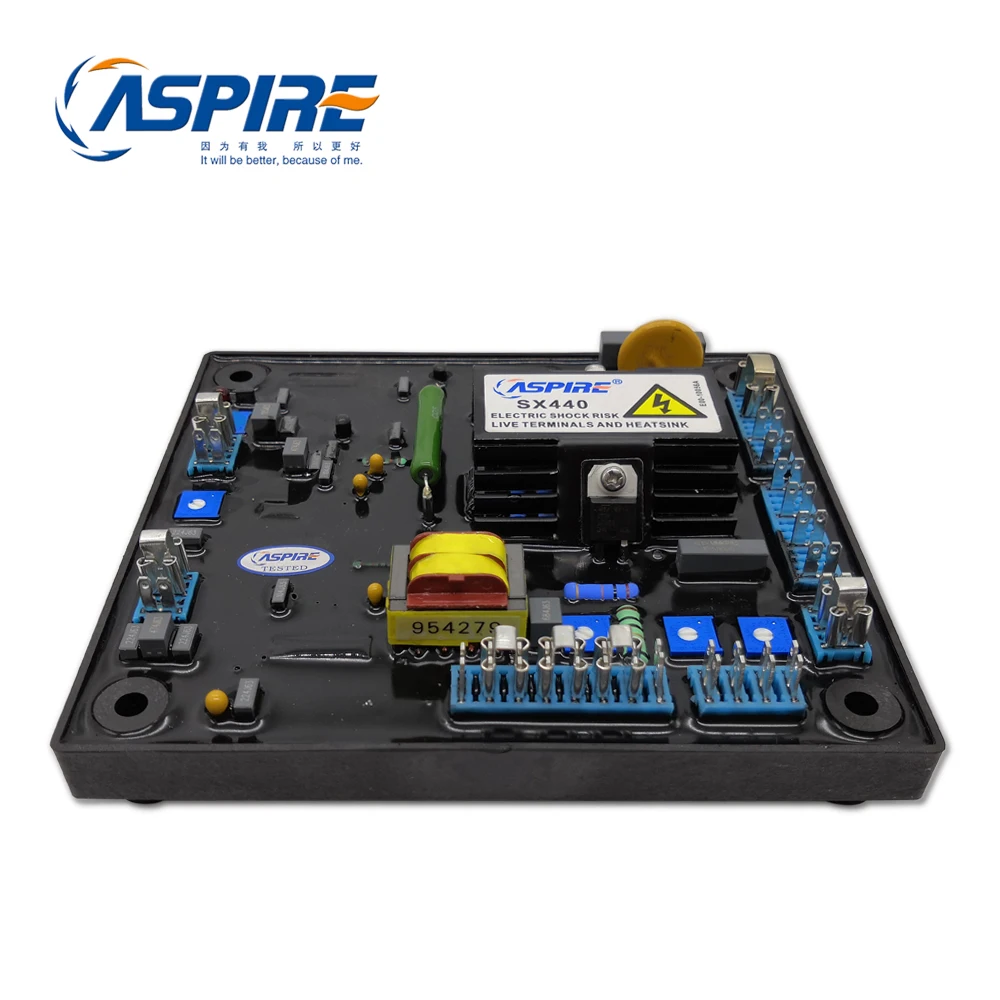 Aspire панель управления генератором AVR SX440 автоматический регулятор напряжения для