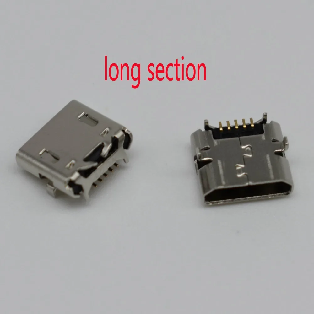 50 шт. Micro USB зарядный разъем для подключения док станции длинный короткий Asus Fonepad 7