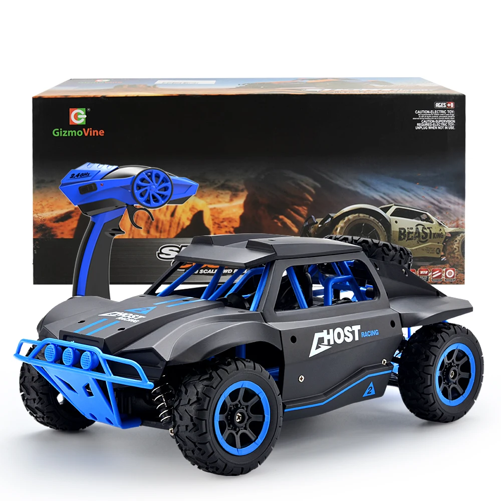 GizmoVine короткий автомобиль с дистанционным управлением 1/18 грузовик 4WD 25 км/ч