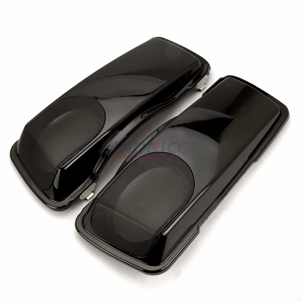CVO стиль 5x7 динамик Saddlebag крышки для Harley Road King 93-13 Electra glide динамик saddlebag крышка Street Glide FLH FLTR FLHX F
