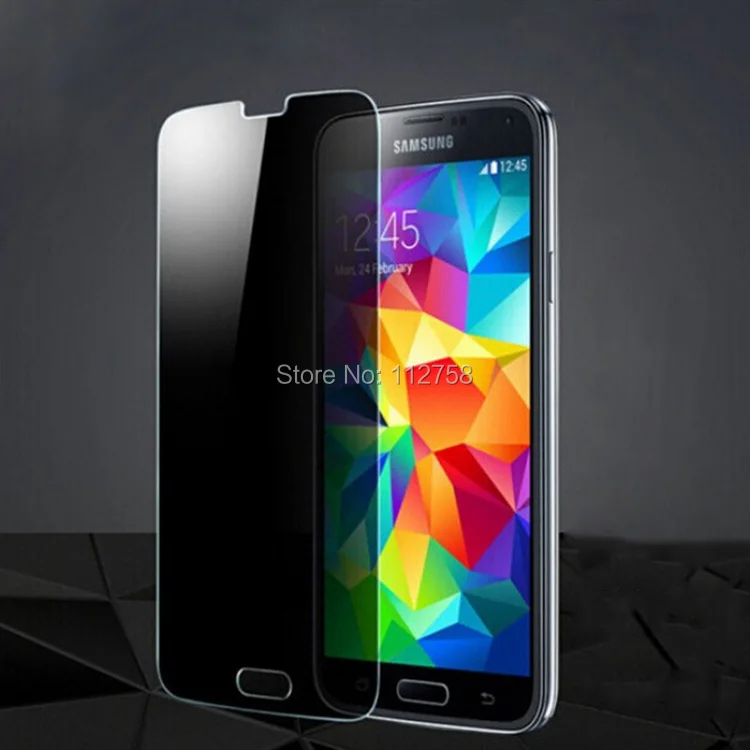 

New Privacy Anti-spy Anti-peep Tempered Glass Screen Protector prevent peeping Film for samsung galaxy S5 mini G800 protector