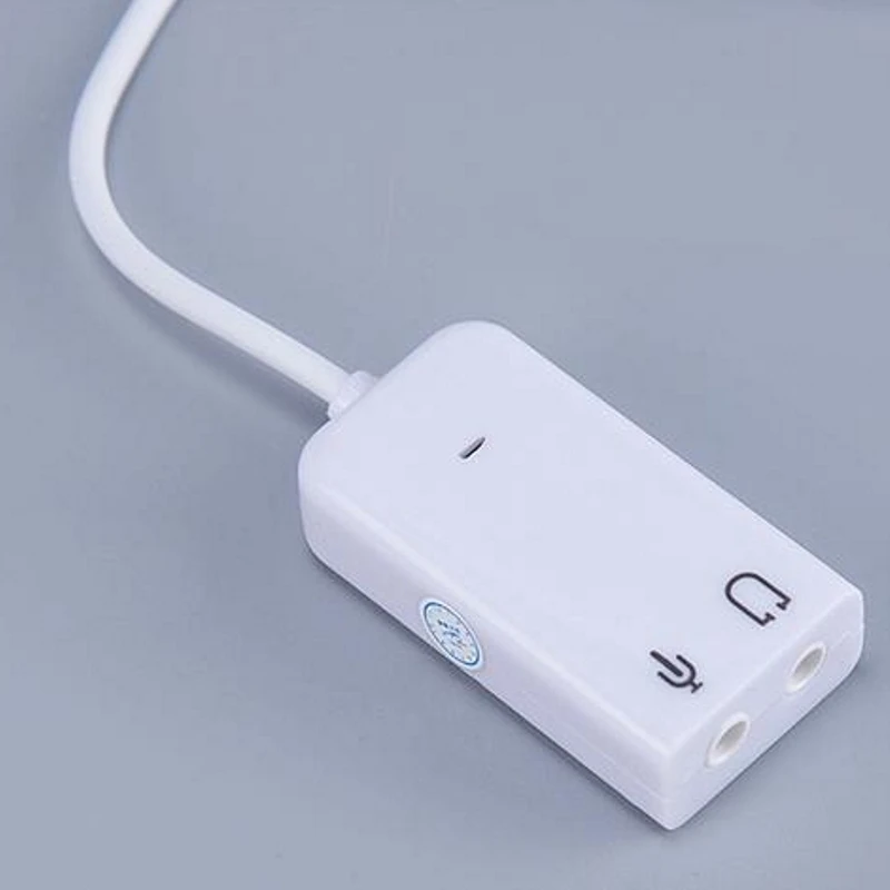 Новый Sienoc USB 2 0 Виртуальный 7 1 канал Xear 3D Внешний звуковая карта аудио адаптер для