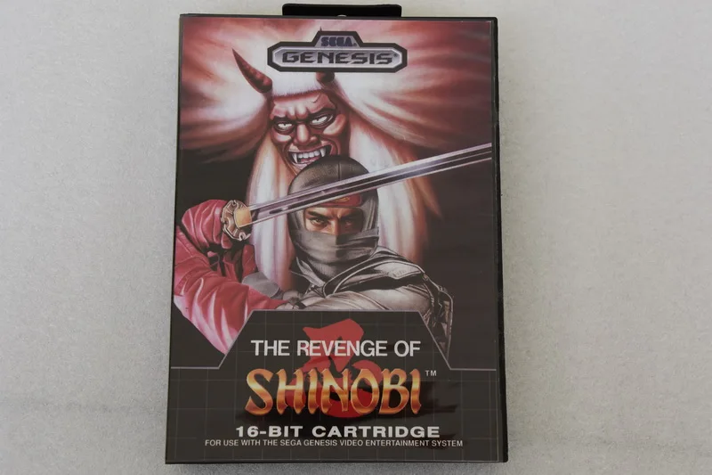 Картридж для видеоигр Sega Megadrive Genesis Месть SHINOBI | Электроника