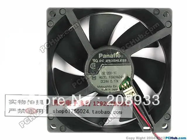 Для Panasonic panaflo FBA09A24H 9025 24V 0 17 9CM Fuji Инвертор + вентилятор охлаждения|cooling fan|fan inverter9cm