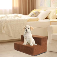 breathable velvet holster pet stairs for old dog pet bed stairs dog ramp 2 steps ladder for small dogs puppy cat bed cushion mat