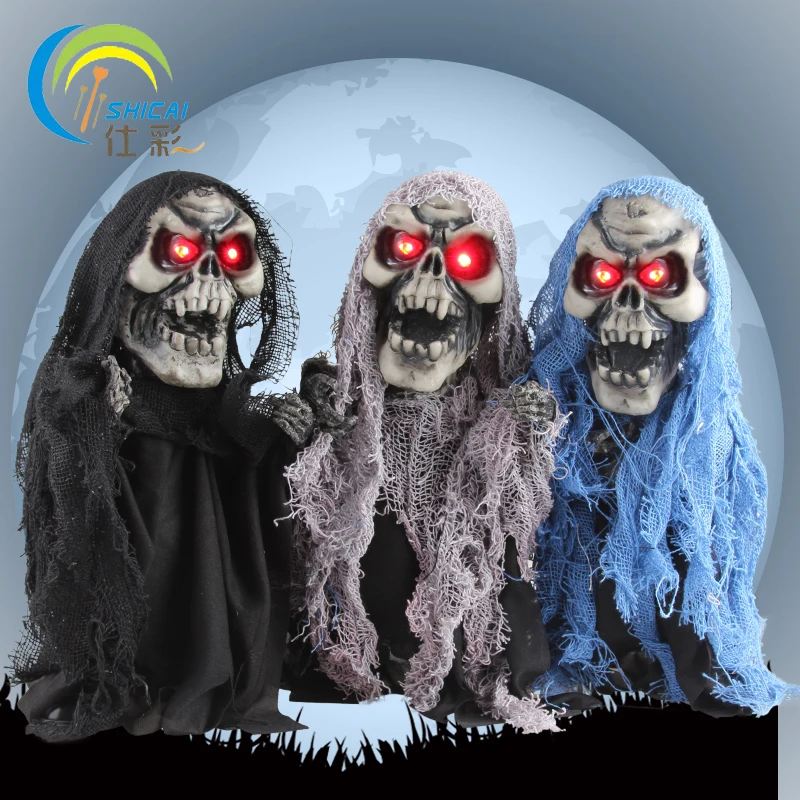 Бесплатная доставка шагающий Скелет с подсветкой украшение на Хэллоуин для бара