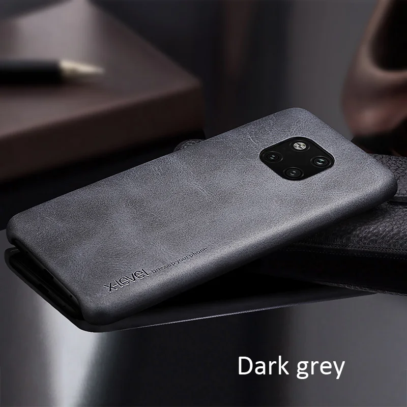 Кожаный чехол для huawei mate 20 Pro X Level кожаный телефона Ультратонкий защитный P20 Lite|cover