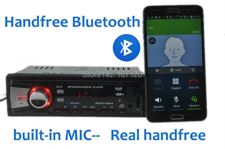 Радио кассетный плеер 12 в автомобильный аудио bluetooth стерео синий зуб AUX IN MP3 FM USB 1 Din