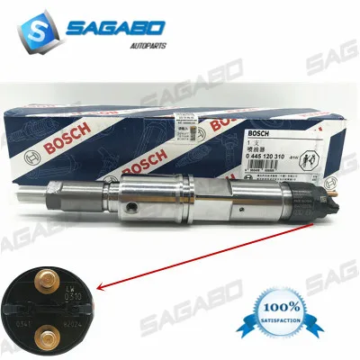 

4 PCS GENUINE NEW FUEL INJECTOR ASSY 0445120310 FOR DONGFENG DCILL ENGINE