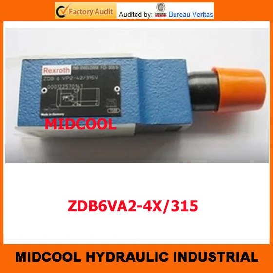 Высокое качество гидравлический клапан ZDB6VA2 4X/315|hydraulic valve|valvevalve hydraulic |