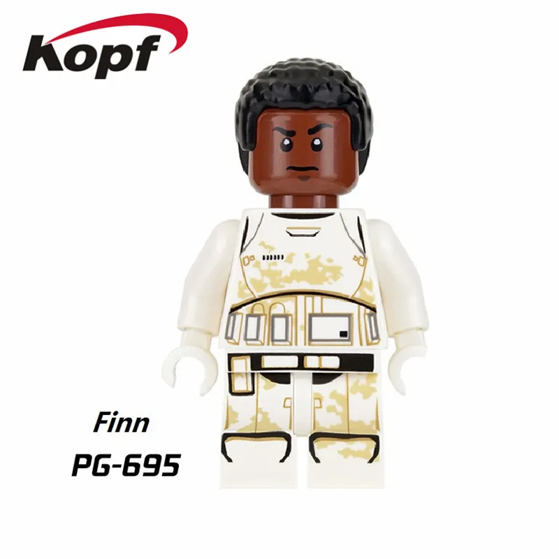 PG695 Without Box Одиночная супер героев модель йода Финн K-3PO кирпичи фигурки здания блокирует обучение Куклы Детские Подарочные игрушки PG698 - Цвет: PG695 Without Box