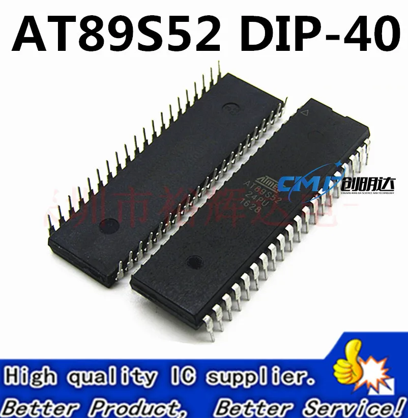 

Бесплатная доставка 50 шт./лот AT89S52 AT89S52-24PU DIP-40