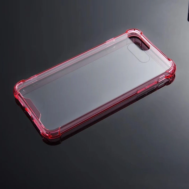 100 шт./лот для iphone 6s 7 8 plus X XS MAX Galaxy S9 S8 S7 Plus Note ударопрочный акриловый жесткий