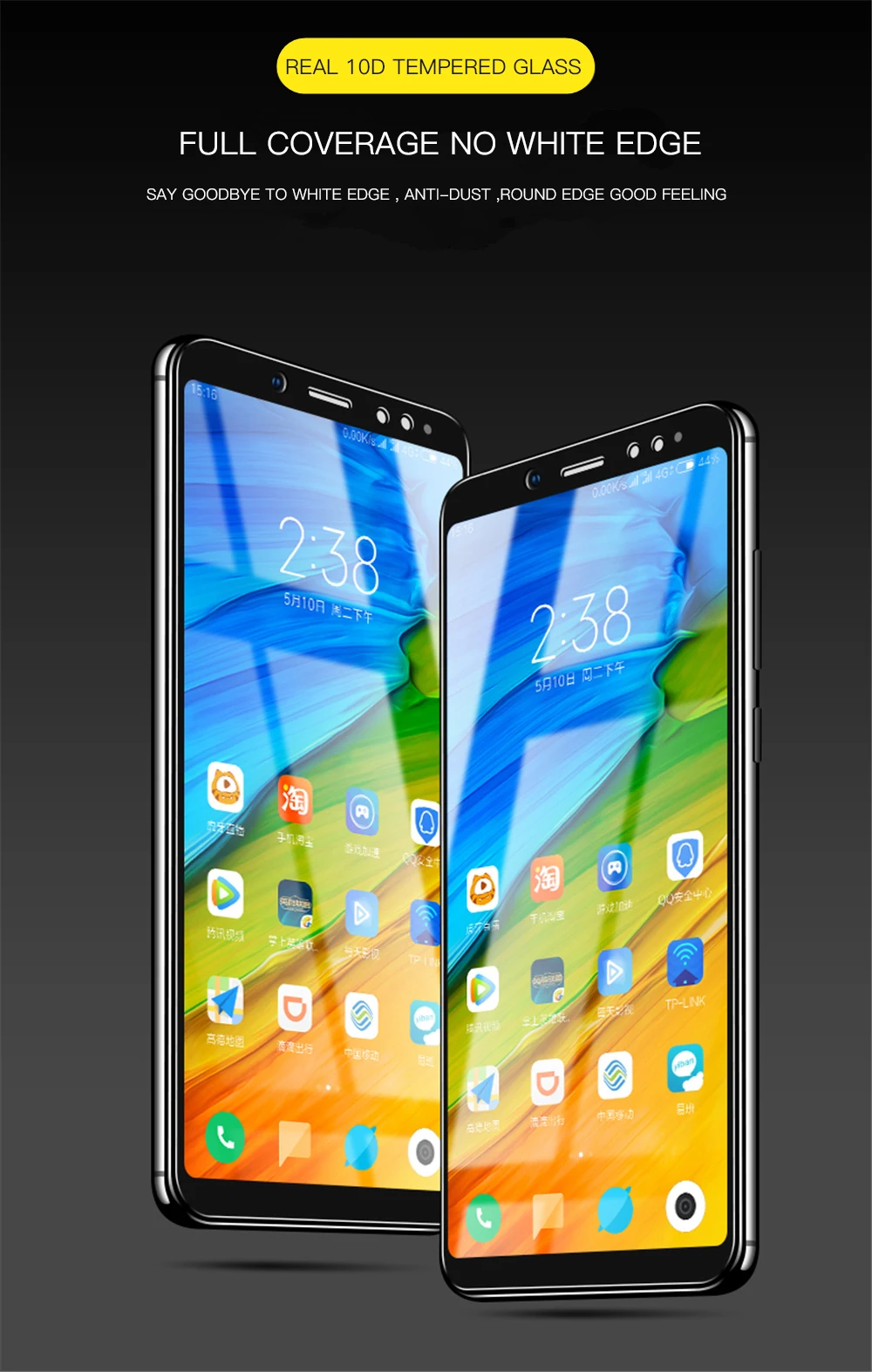 19D изогнутое закаленное стекло с полным покрытием для Xiaomi Redmi Note 7 5 6 Pro 6A 5 Plus Защитная пленка для экрана