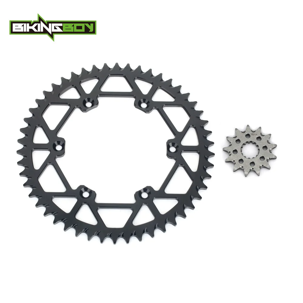 BIKINGBOY передняя 13T Задняя 48 T 52 Звездочка для Kawasaki KX 250 1994 2008 94 95 96 87 98 99 01 02 03 04 05 06 07