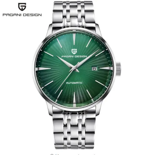 Часы мужские модные повседневные механические водонепроницаемые до 30 м из