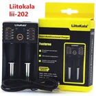 Зарядное устройство liitokala для литиевых аккумуляторов 18650 дюйма, двойной умный слот, зарядное устройство 26650 для водородной зарядки, USB-источник питания для мобильного телефона