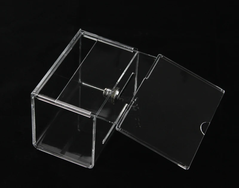 Акриловая коробка для сбора подарков средств Perspex с блокировкой ключей