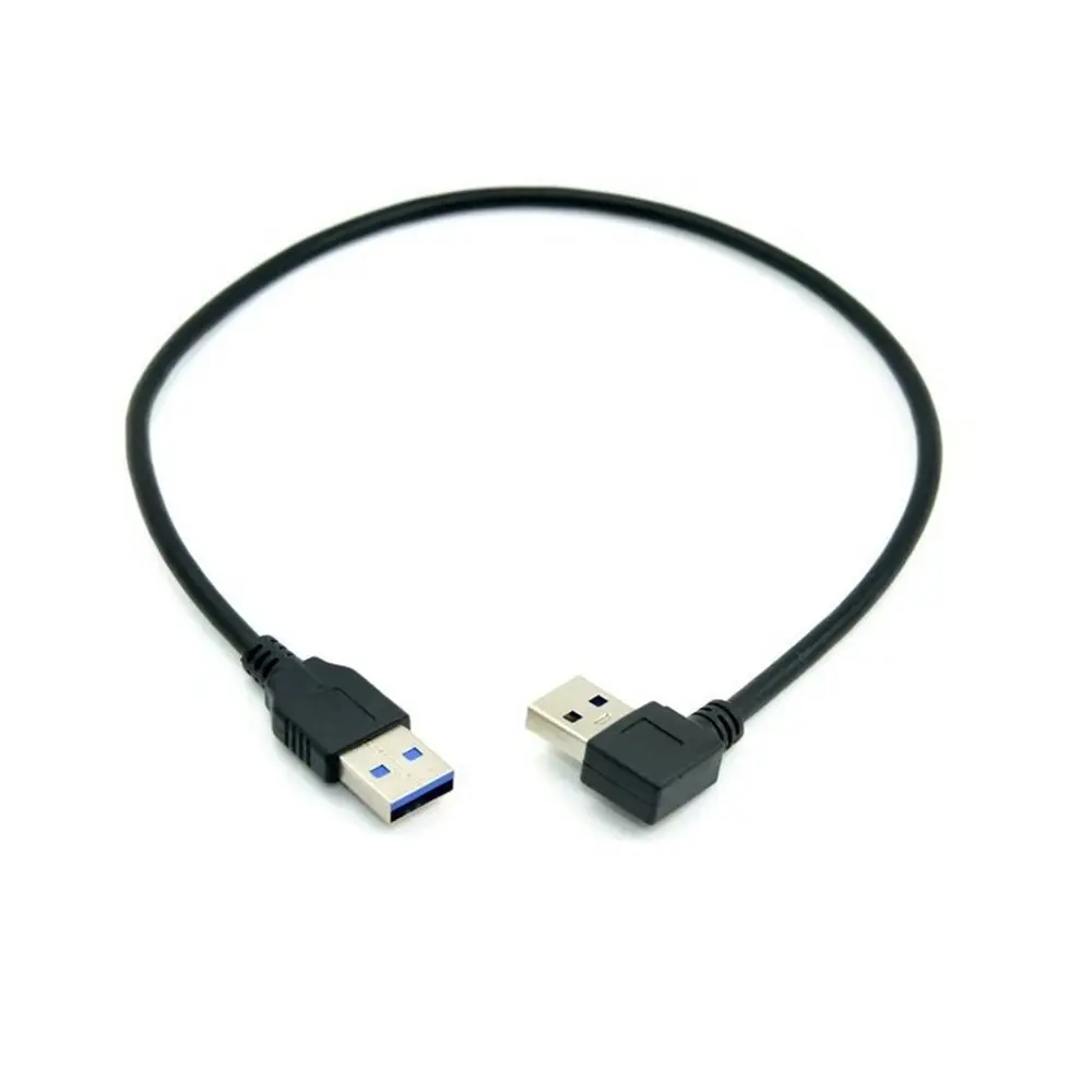 Кабель для передачи данных под прямым углом 90 градусов разъем а типа А папа USB 3 0 40