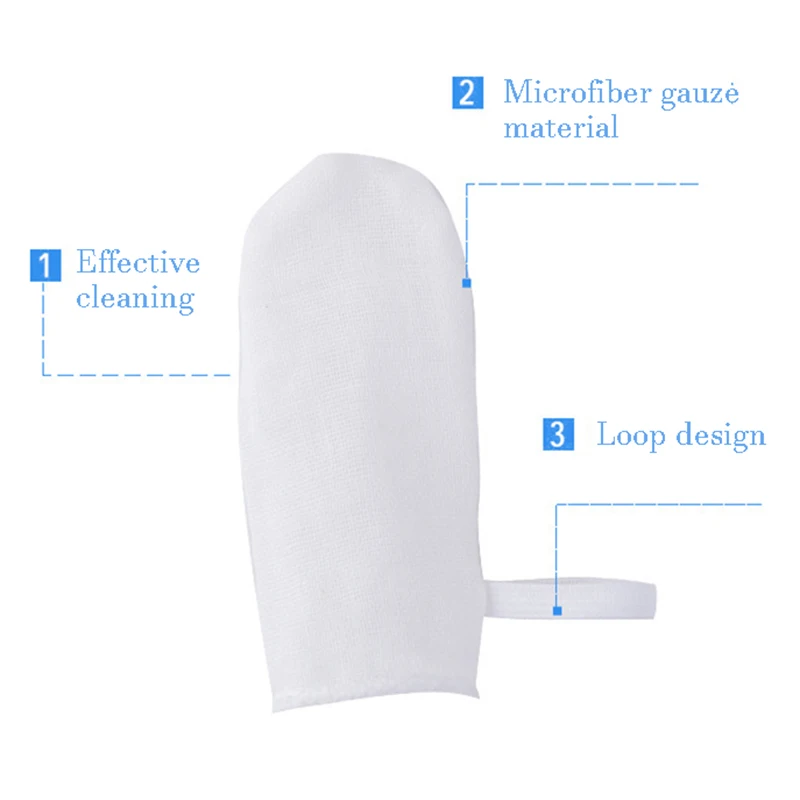 6 шт. Детские полости рта чистые марлевые детские рот очищающие салфетки мягкие