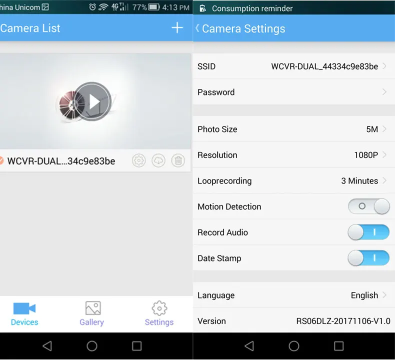 Jiluxing W11S Novatek 96655 Автомобильный видеорегистратор 1080P wifi Автомобильная мини-камера Две камеры ночного видения регистратор Dashcam рекордер видеокамера