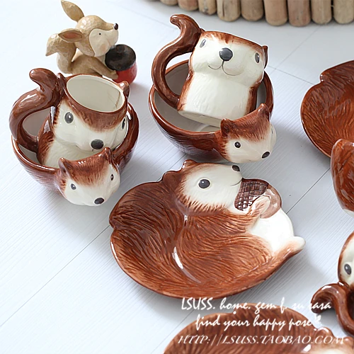 2015 новый белка фарфор керамика домашнего декора украшения моделирования