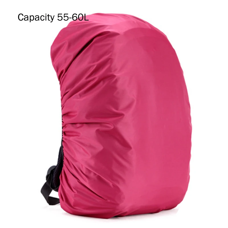 55-60L Rose Red 35Л 45л 70Л водонепроницаемый пылезащитный дождевик портативный рюкзак дождевики путешествия Кемпинг рюкзак сумка непромокаемые Rusksack Чехлы XA116D - Цвет: 55-60L Rose Red