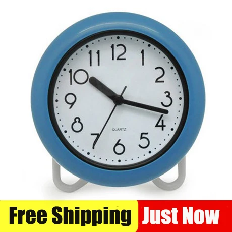 Горячая Распродажа! Настольные водонепроницаемые часы для ванной комнаты 8'