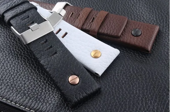 BRETA для дизельных часов 24 26 27 28 мм Мягкие Ремешки для часов DZ7313 DZ7322 DZ7257 женские мужские ремешки для часов с Серебряная Пряжка
