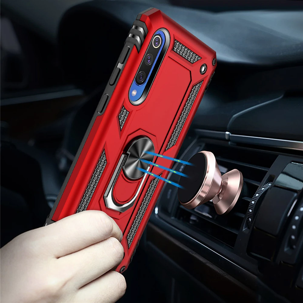 Metal Magnetic Ring Case For Samsung Galaxy A70 A50 A80 A90 A60 A40 A30 A20 A10 A40S A20E A10E Shield Shockproof Cover | Мобильные