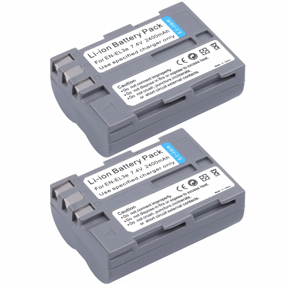 Probty 4Pcs EN-EL3e EN EL3e Battery + DC Charger Kit for Nikon D200 D300S D300 D100 D700 D70S D80 D90 D50 MH-18A Digital Camera |