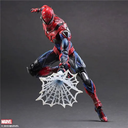 

2017 Play Arts 28cm Marvel Spiderman Super Hero Spider Man Homecoming Avengers PVC Action Figure Toys