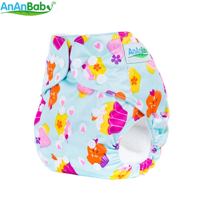 Ananbaby тканевые подгузники многоразовые Карманные Подгузники моющиеся