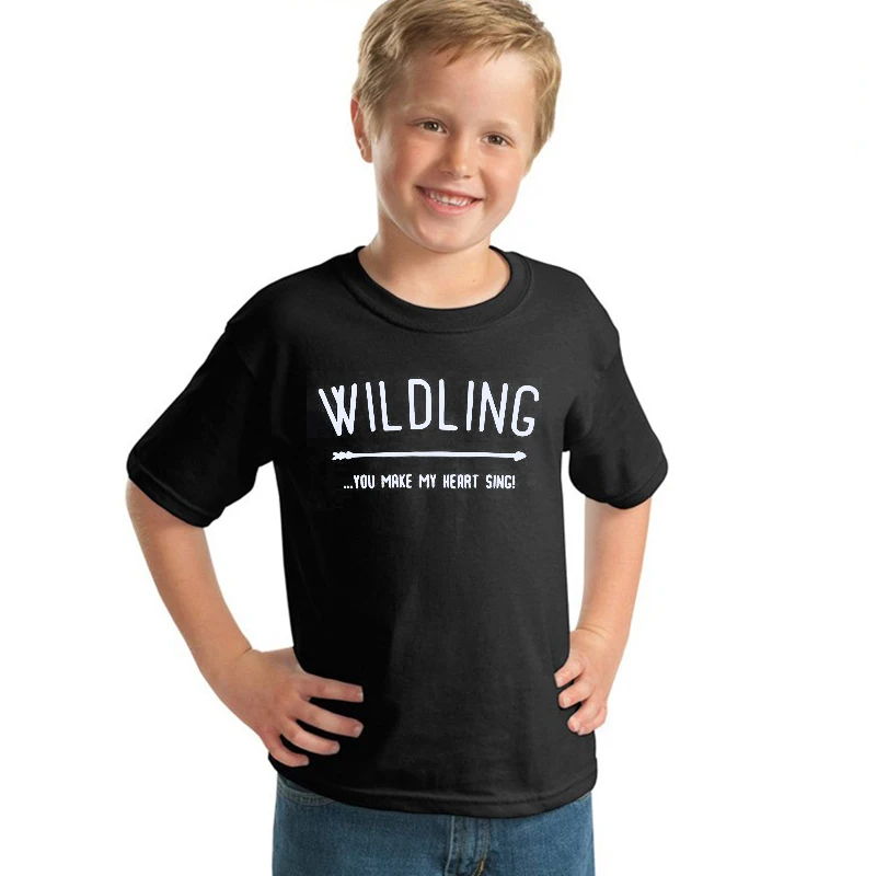 EnjoytheSpirit/детская футболка с надписью Wildling You Make My Heart Sing GOT Inspired модная крутая для