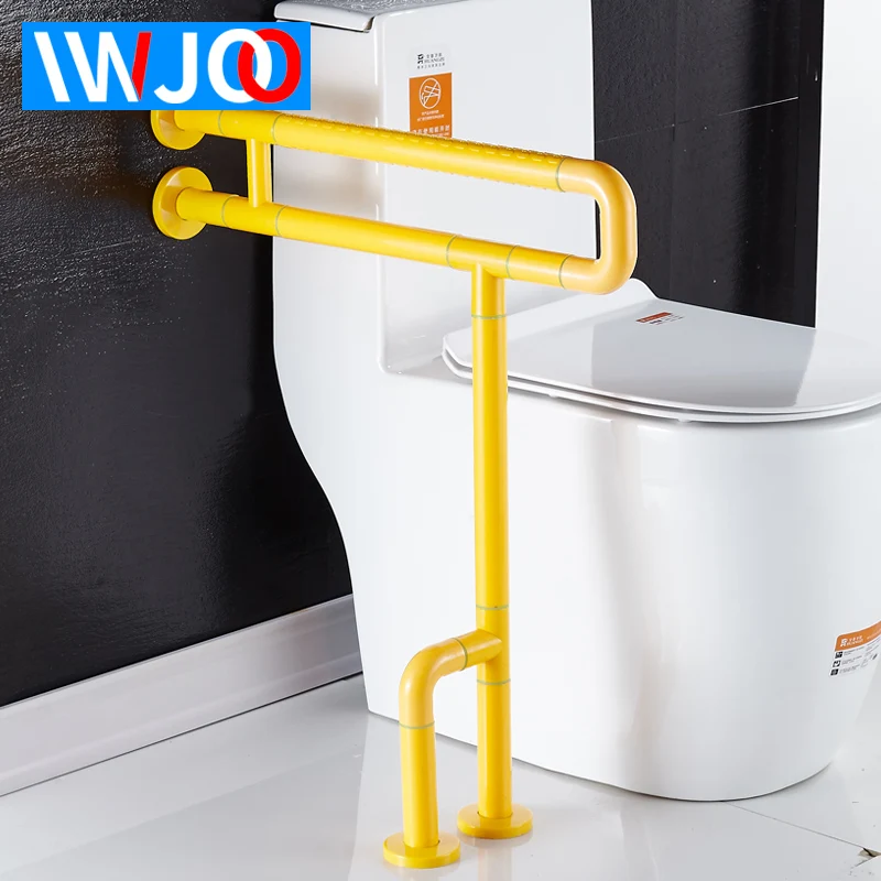 

Toilet Safety Rails Bathroom Handrail Stainless Steel Grab Rail Shower Safety Bar Wall Mount Bathtub Grab Bar Elderly Anti Slip